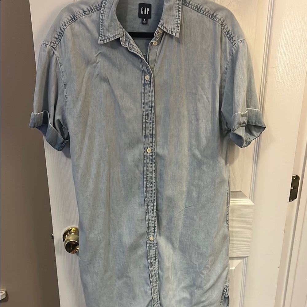 GAP Blue Maxi Dress with Pockets